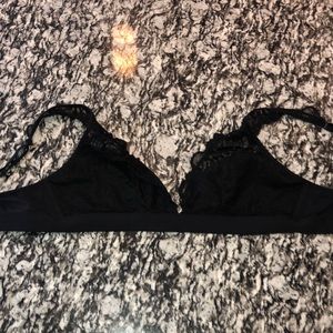 PINK black bralette